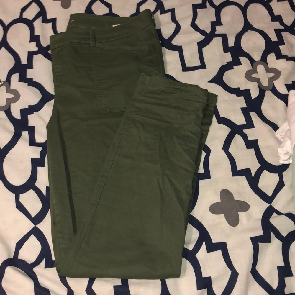 Army green pants